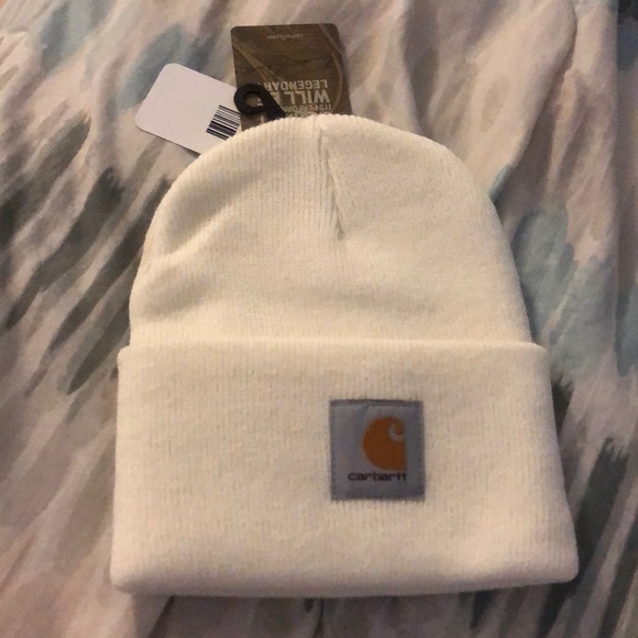 Knit Beanie Carhartt Deep Winter White Beanie Carhartt Accessories